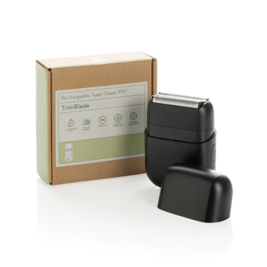 Logo trade promotional items image of: TrimBlade re-chargeable Travel Shaver IPX7