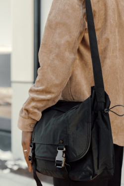 Logo trade business gift photo of: KENTO URBAN RCS recycled nylon 15.6 inch Messenger