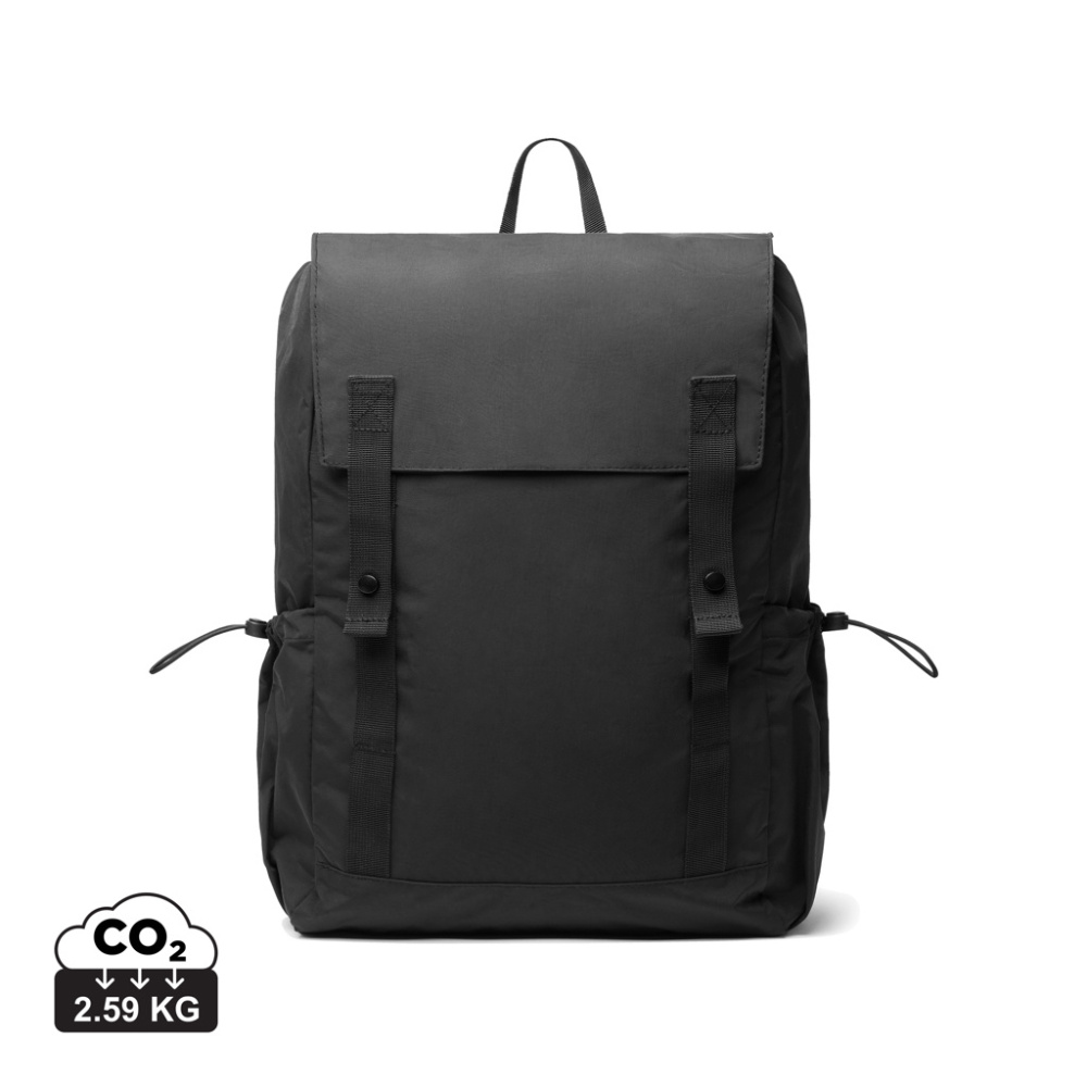 Logo trade corporate gifts image of: KENTO URBAN RCS recycled nylon Everyday Backpack