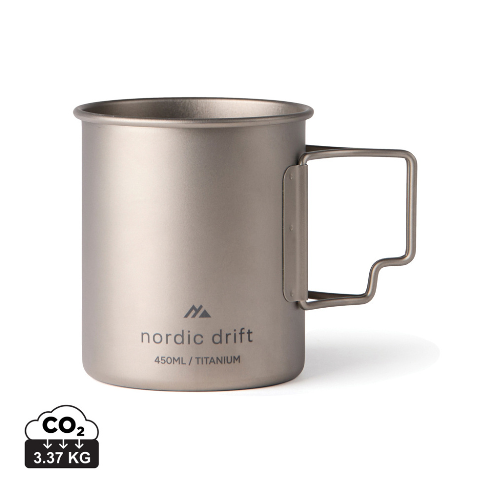 Logo trade business gift photo of: Nordic Drift Trail Ultra Light Titanium 450ml Cup