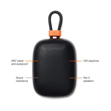 Logo trade business gifts image of: Nordic Drift Titan IP67 Water and Dustproof 5W Speaker