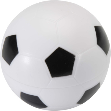 Logo trade promotional merchandise photo of: Zuri football-shaped vanilla lip balm with SPF 15