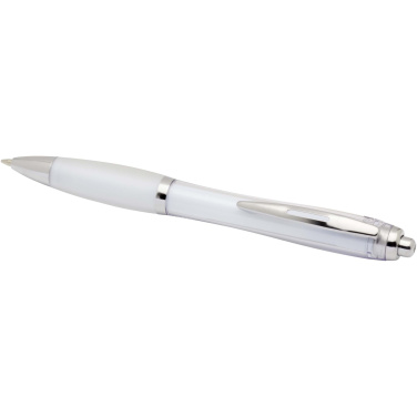 Logo trade promotional products image of: Nash RCS recycled plastic ballpoint pen (blue ink)