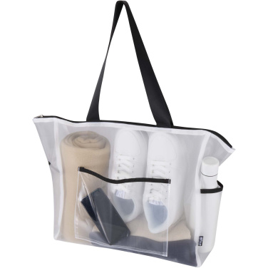 Logo trade promotional items image of: Mesh GRS recycled tote bag 23L