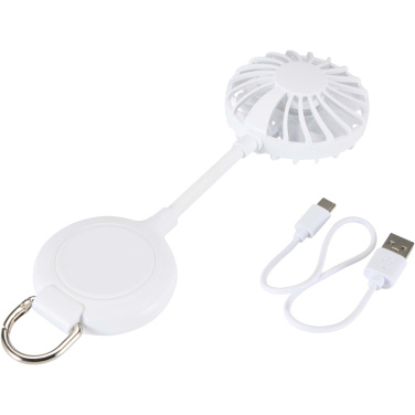 Logotrade business gift image of: Ventio recycled plastic magnetic portable fan