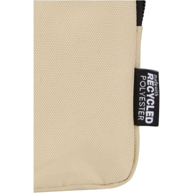 Logo trade promotional gifts image of: Byron GRS recycled bottle pouch