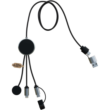 Logo trade promotional gifts image of: SCX.design C34 7-in-1 smartwatch charging cable