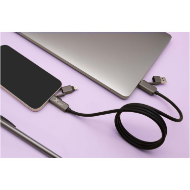 Logo trade promotional gifts image of: SCX.design C59 100W magnetic silicone charging cable