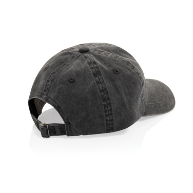 Logo trade promotional products picture of: BEAU AWARE™ Washed 6 panel 270gsm cotton twill cap