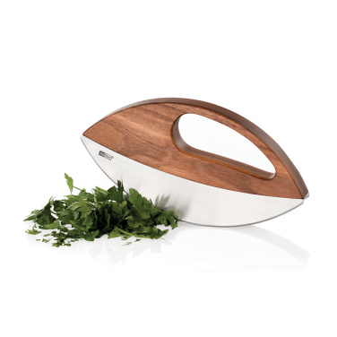 Logo trade promotional product photo of: AdHoc Wave Universal chopping knife and pizza cutter