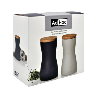 Logotrade business gift image of: AdHoc Twin Salt and pepper mill set