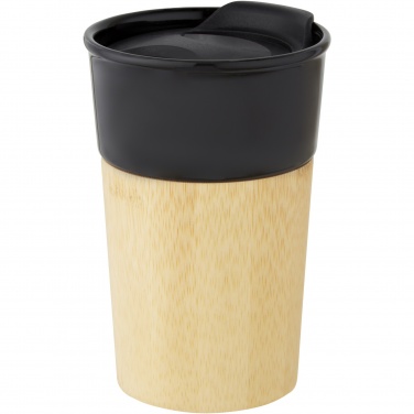 Logotrade reklaamtooted pilt: Pereira 320 ml portselanist kruus bambusest välisseinaga