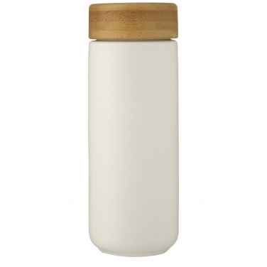 Logotrade firmakingid pilt: Lumi 300 ml keraamiline termoskruus bambusest kaanega