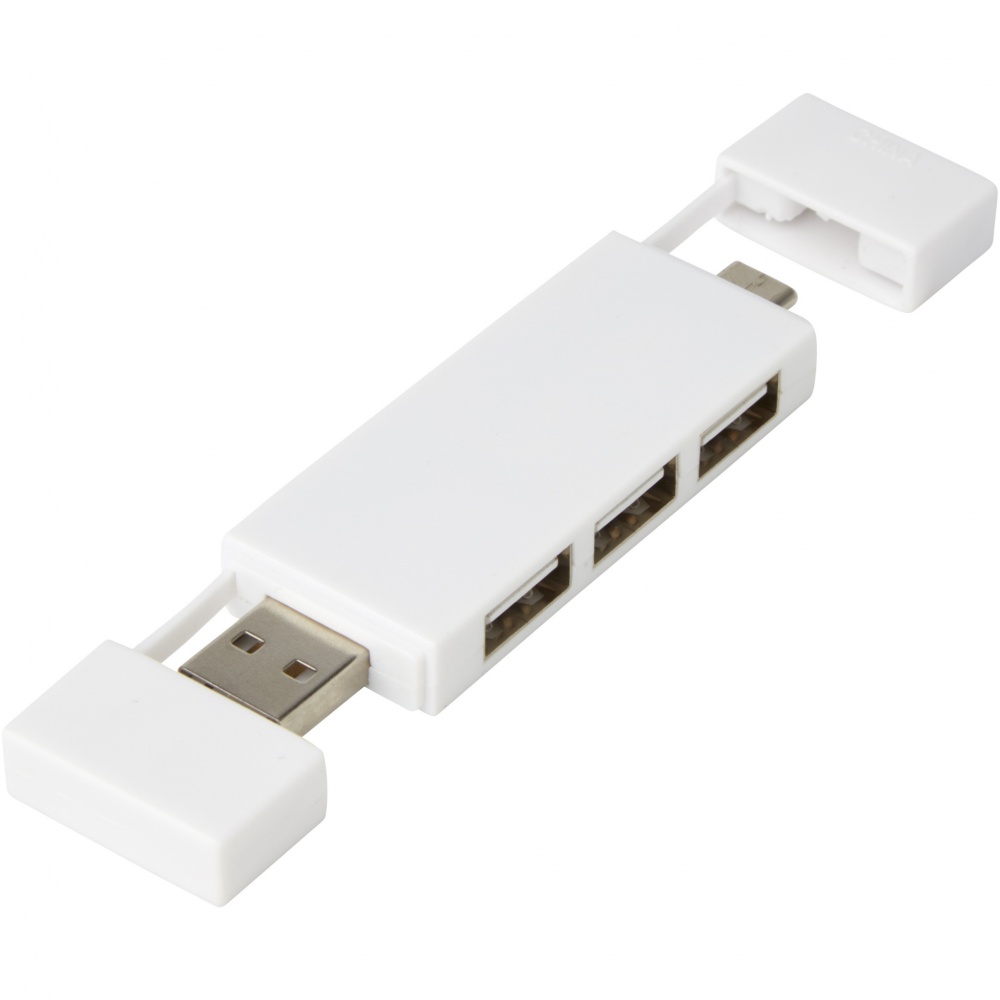 Logo trade reklaamtoote pilt: Mulani kahekordne USB 2.0 jaotur