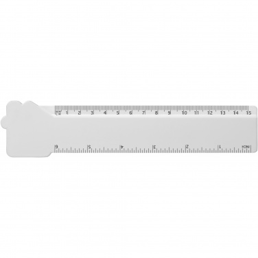 Logotrade firmakingitused pilt: Tait 15 cm majakujuline taaskasutatud plastikust joonlaud