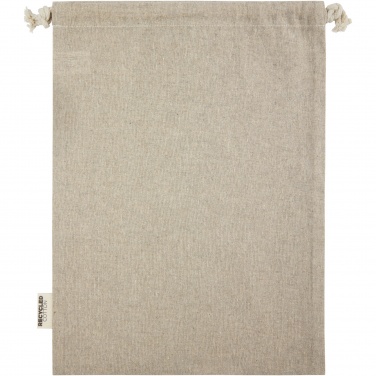 Logo trade reklaamtoote pilt: Pheebs 150 g/m² GRS taaskasutatud puuvillast kingikott suur 4L