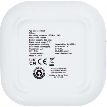Logo trade meene pilt: Stark 2.0 3W mini RCS taaskasutatud plastikust Bluetooth® kõlar