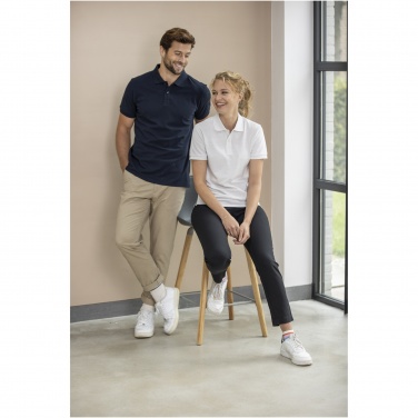 Logo trade reklaamtooted foto: Emerald lühikeste varrukatega unisex Aware™ taaskasutatud polo