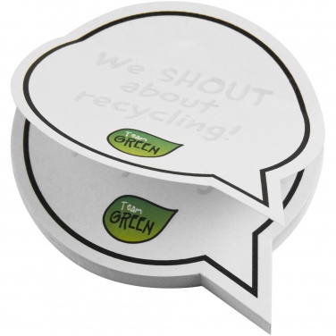 Logo trade firmakingituse pilt: Sticky-Mate® kõnemullikujulised taaskasutatud kleeppaberid