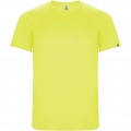 Imola lühikeste varrukatega meeste spordisärk, Fluor Kollane