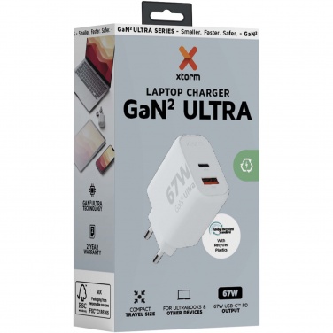 Logo trade ärikingi pilt: Xtorm XEC067 GaN² Ultra 67W seinalaadija