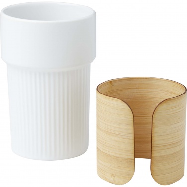 Logotrade reklaamtooted pilt: Termostass Fika 340 ml bambuskattega