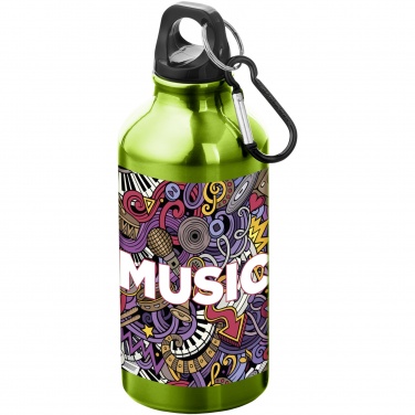 Logotrade meene foto: Oregon 400 ml alumiiniumist veepudel karabiiniga
