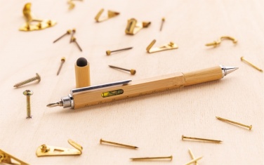 Logotrade meened pilt: Bambusest 5-in-1 tööriistapliiats