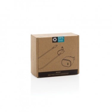 Logo trade ärikingid foto: Boost RCS taaskasutatud PET 20W tüüpi C 2 tk laadimiskomplekt