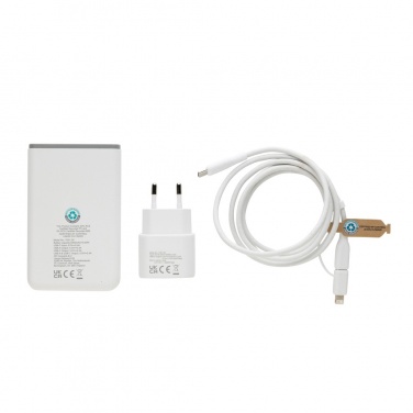 Logotrade firmakingitused pilt: Surge RCS taaskasutatud PET 20W tüüpi C 3 tk laadimiskomplekt