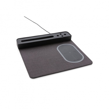 Logo trade reklaamtoote pilt: Air hiirematt 5W juhtmevaba laadimise ja USB-ga