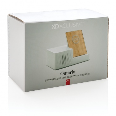 Logo trade meened foto: Ontario 5W juhtmevaba laadija koos kõlariga