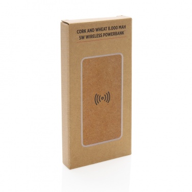 Logo trade reklaamkingid foto: Korgi- ja nisukõrrega 8000 mAh 5W juhtmevaba akupank