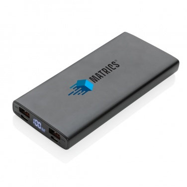 Logotrade meene foto: Alumiiniumist 18 W 10 000 mAh PD Powerbank