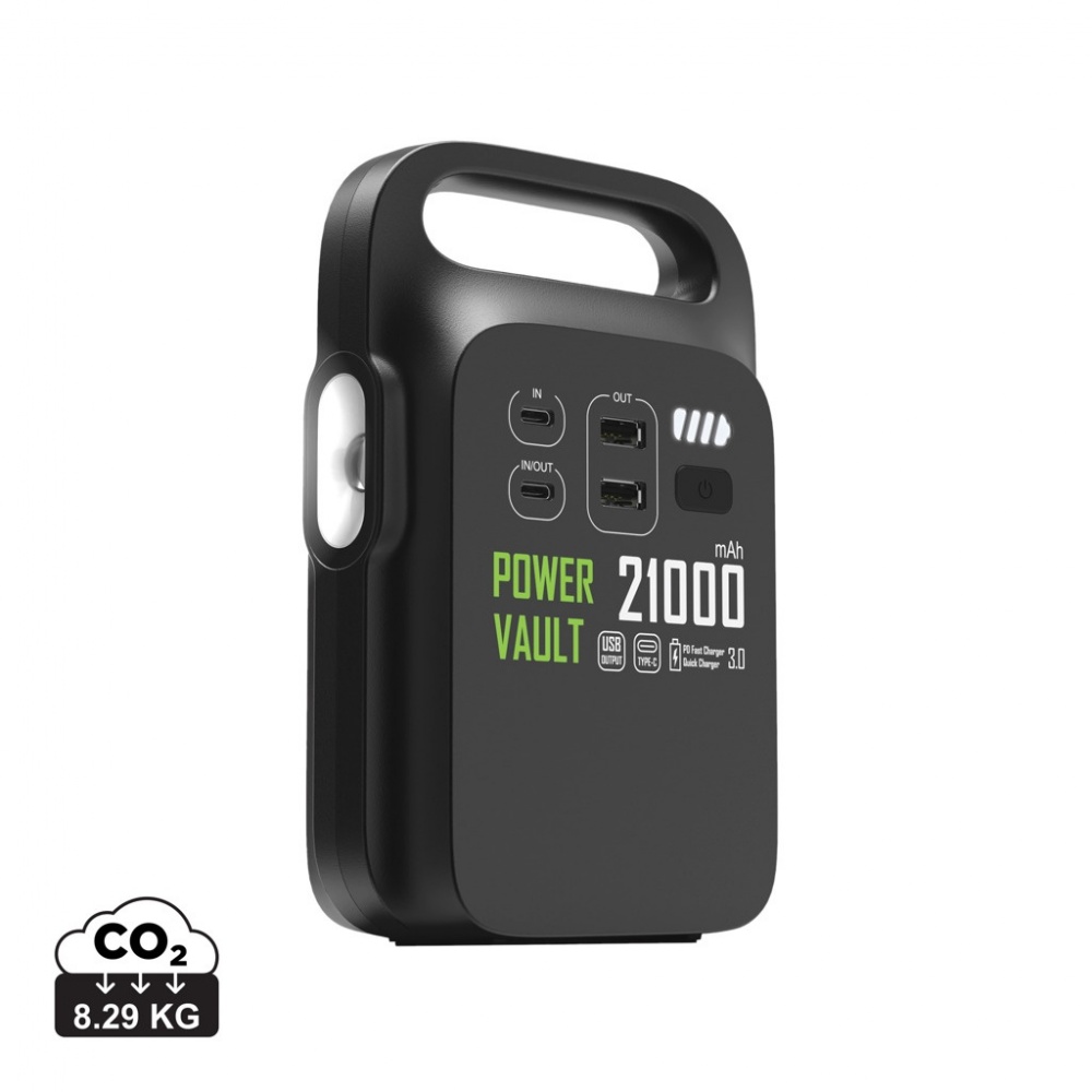 Logotrade firmakingi foto: Power Vault RCS rplastic 21000 mAh kaasaskantav elektrijaam