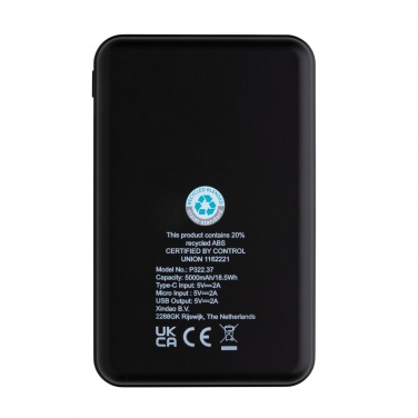 Logo trade meened foto: RCS taaskasutatud plastist 5000 mAh Powerbank