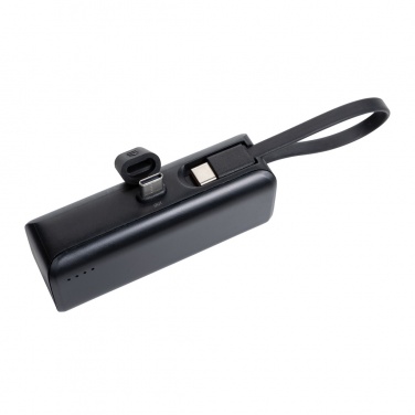 Logotrade reklaamtoote foto: Powerlink RCS rplastic 3000 mah powerbank USB C pistik