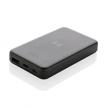 Logotrade ärikingi foto: RCS taaskasutatud plastist 5000 mAh 5W juhtmevaba akupank