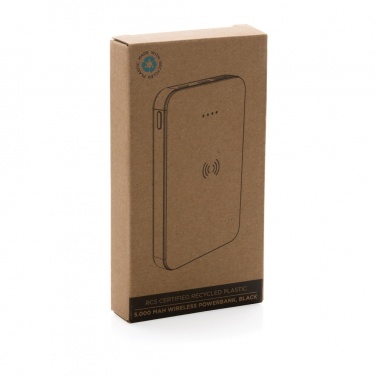 Logo trade meened foto: RCS taaskasutatud plastist 5000 mAh 5W juhtmevaba akupank