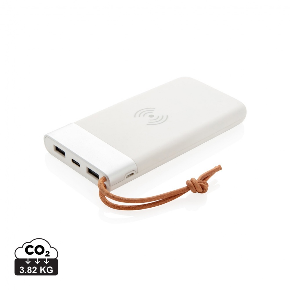 Logotrade ärikingitused pilt: Aria 8000 mAh 5W juhtmevaba laadimise akupank