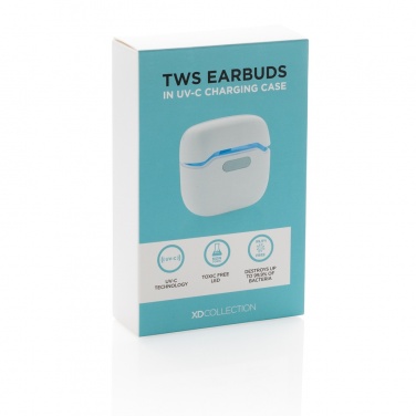 Logotrade reklaamkingitused pilt: TWS kõrvaklapid UV-C steriliseerivas laadimisümbrises