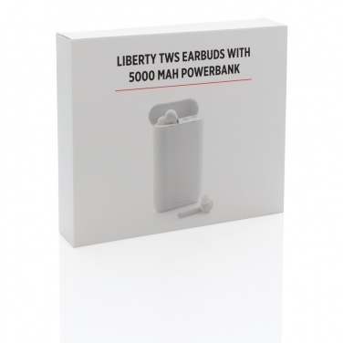 Logotrade firmakingitused pilt: Liberty TWS kõrvaklapid 5000 mAh toitepangaga
