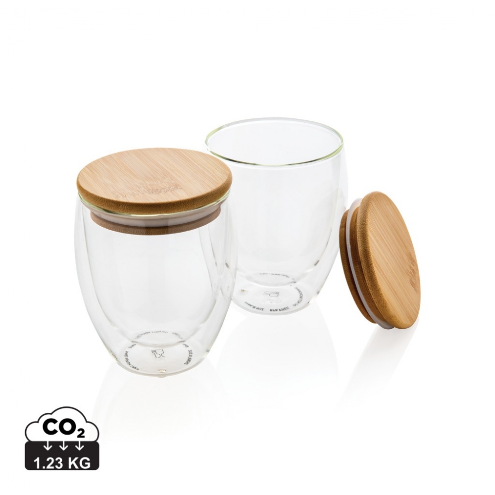 Logotrade ärikingi foto: Topeltseinaga borosilikaatklaasist komplekt 2 x 250 ml