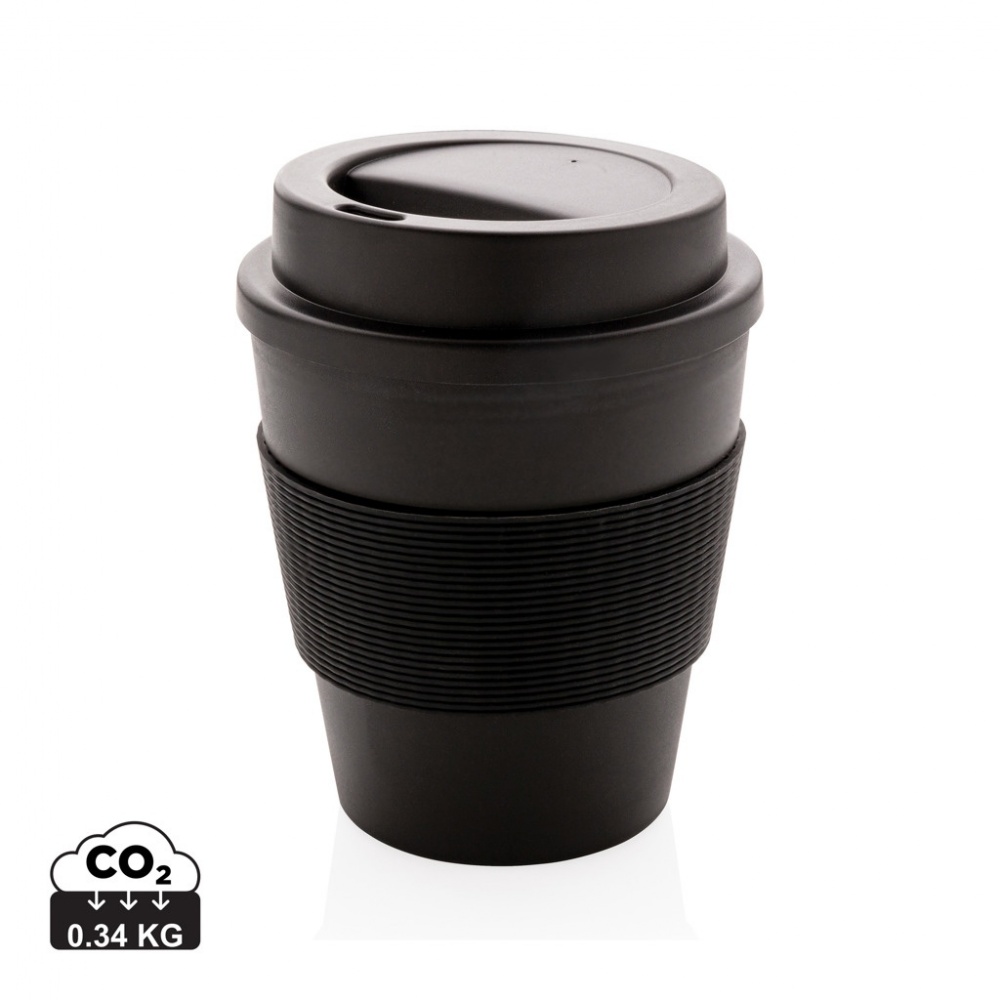 Logotrade ärikingituse foto: Korduvkasutatav keeratava kaanega kohvitass 350ml