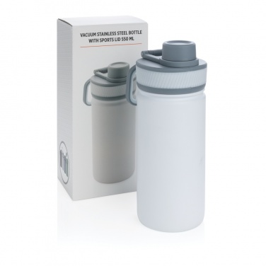 Logotrade meened pilt: Roostevabast terasest vaakumpudel spordikaanega 550ml