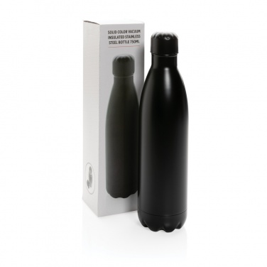 Logotrade ärikingi foto: Ühevärviline roostevabast terasest vaakumpudel 750ml