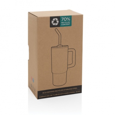 Logotrade reklaamkingituse foto: Embrace deluxe roostevabast terasest termoskruus, 900 ml