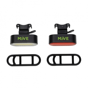 Logotrade firmakingid pilt: Lumino RCS taaskasutatud plastikust USB-taaslaetav rattatulede komplekt
