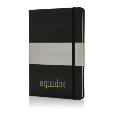 Logo trade firmakingituse pilt: Deluxe kõvakaaneline A5 märkmik