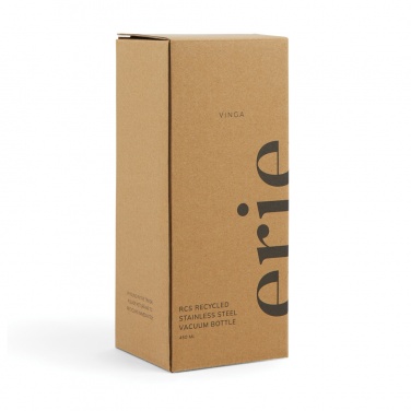 Logotrade reklaamtoote foto: VINGA Erie RCS terasest vaakumpudel 450 ML